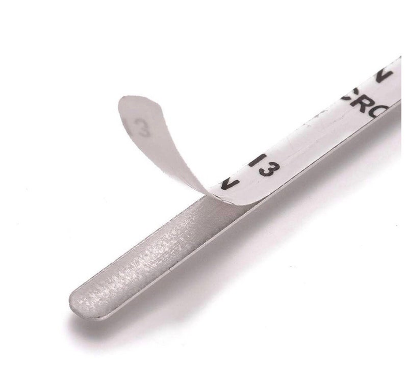 Metal Nose Strips for Face Masks Reusable Aluminum Adhesive Etsy