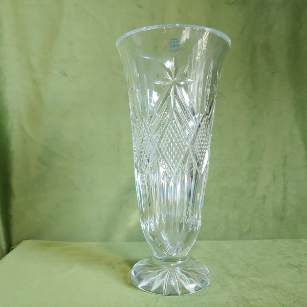 Made in Poland Crystal Vase Etsy