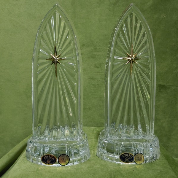 Lead Crystal Tea Light Holder Etsy