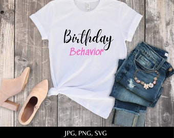 Download Birthday Behavior Svg Etsy