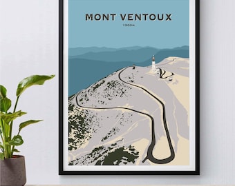 Mont Ventoux, Fahrraddruck, Radfahrer Geschenk