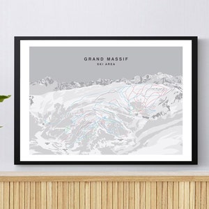 Grand Massif Ski Map