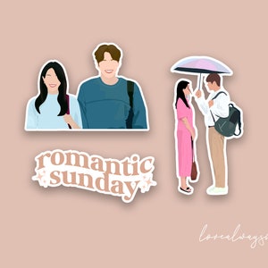 Stickers ChaChaCha ville natale, Lot ChaChaCha ville natale, Stickers K-Drama, Lot d'autocollants, K-Drama, Kim Seon-Ho, Fanmade, Séries TV, Coréen