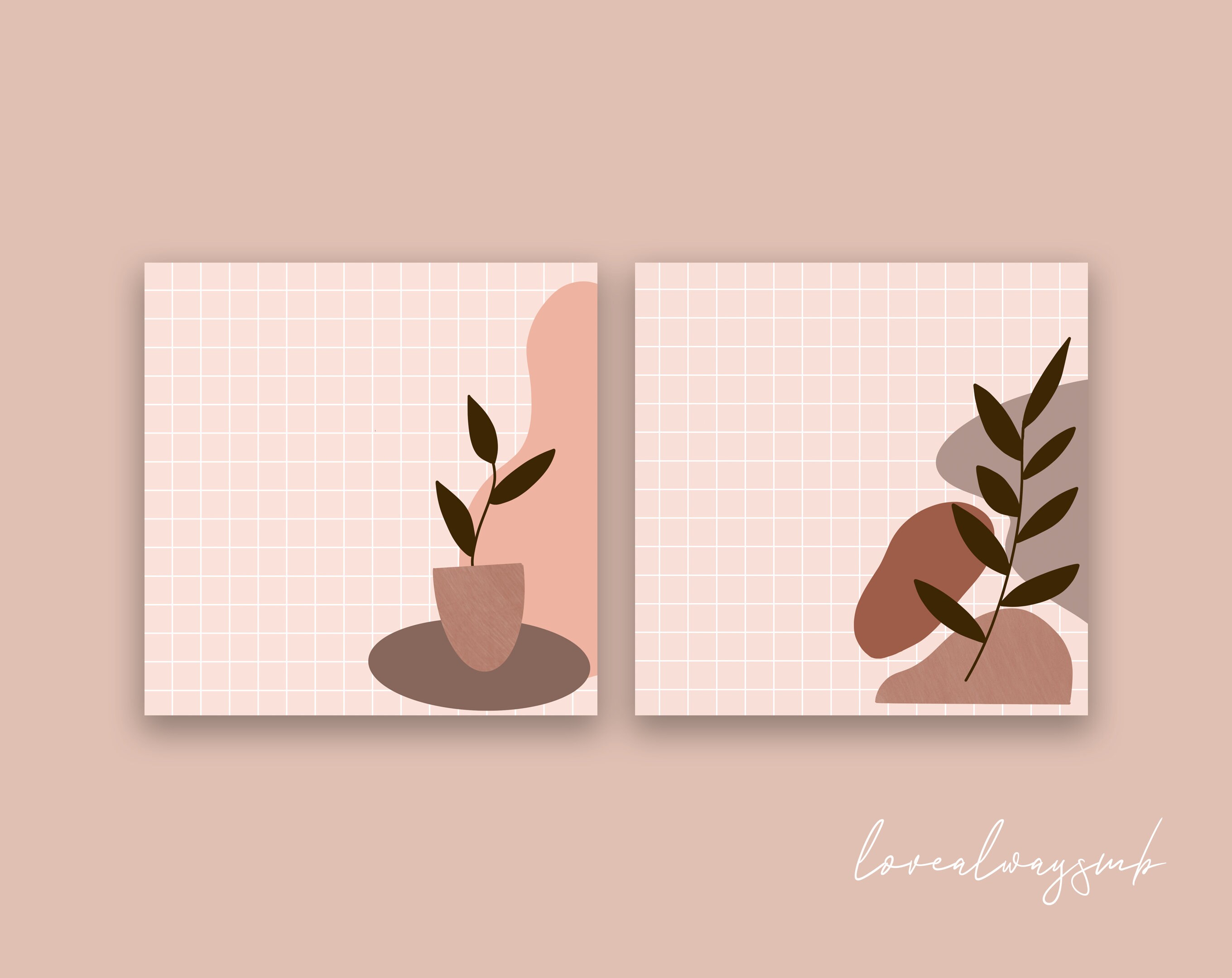 Minimal Memo Pads 48 Sheets Pink Memo Pads Notepads Etsy