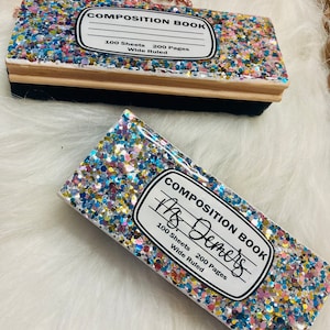 Glitter eraser | Teacher Gift | white board, chalk board,  composition book