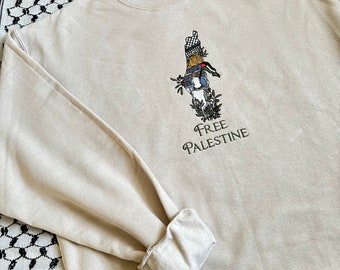 The Return- Embroidered Palestine Themed Sweater