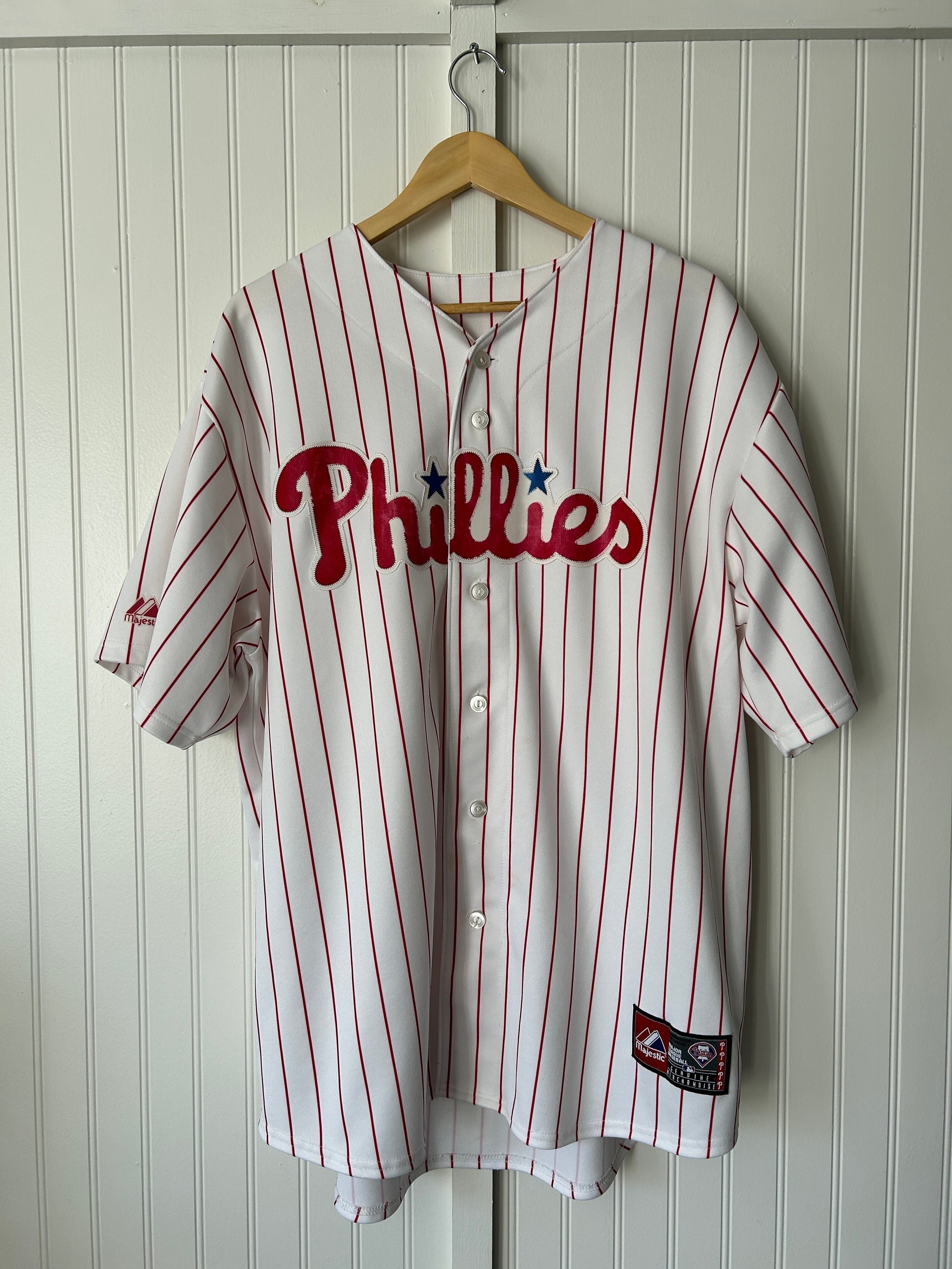 Jimmy Rollins Jersey - Philadelphia Phillies Adult Home Jersey