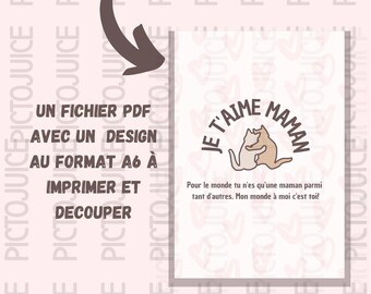 Maman Je T Aime Etsy