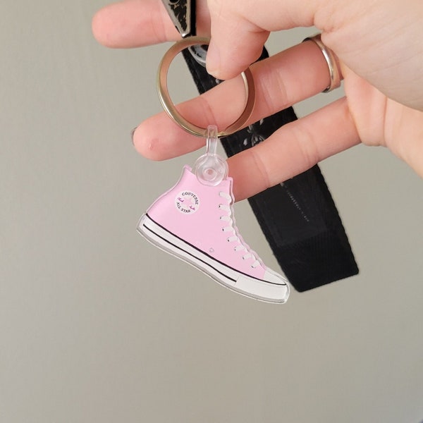 Pink Converse | Converse Keychain | Converse | All Stars | Chuck Taylors | Cute Keychain | Tumblr Keychain | VSCO Girl | Shoes | Keychain