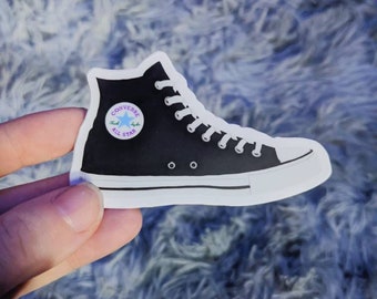 Black Converse Sticker | Converse | Converse All Star | Chuck Taylors | Converse Sticker | BUJO | All Stars | VSCO | VSCO aesthetic |
