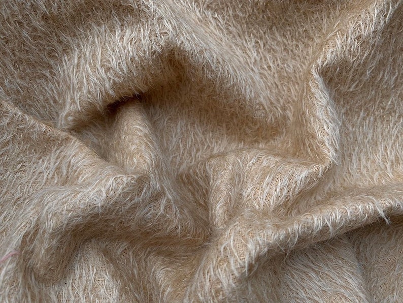 Warm Brown Mohair Fur Fabric 1/8th Mohair Bears Bear | Etsy