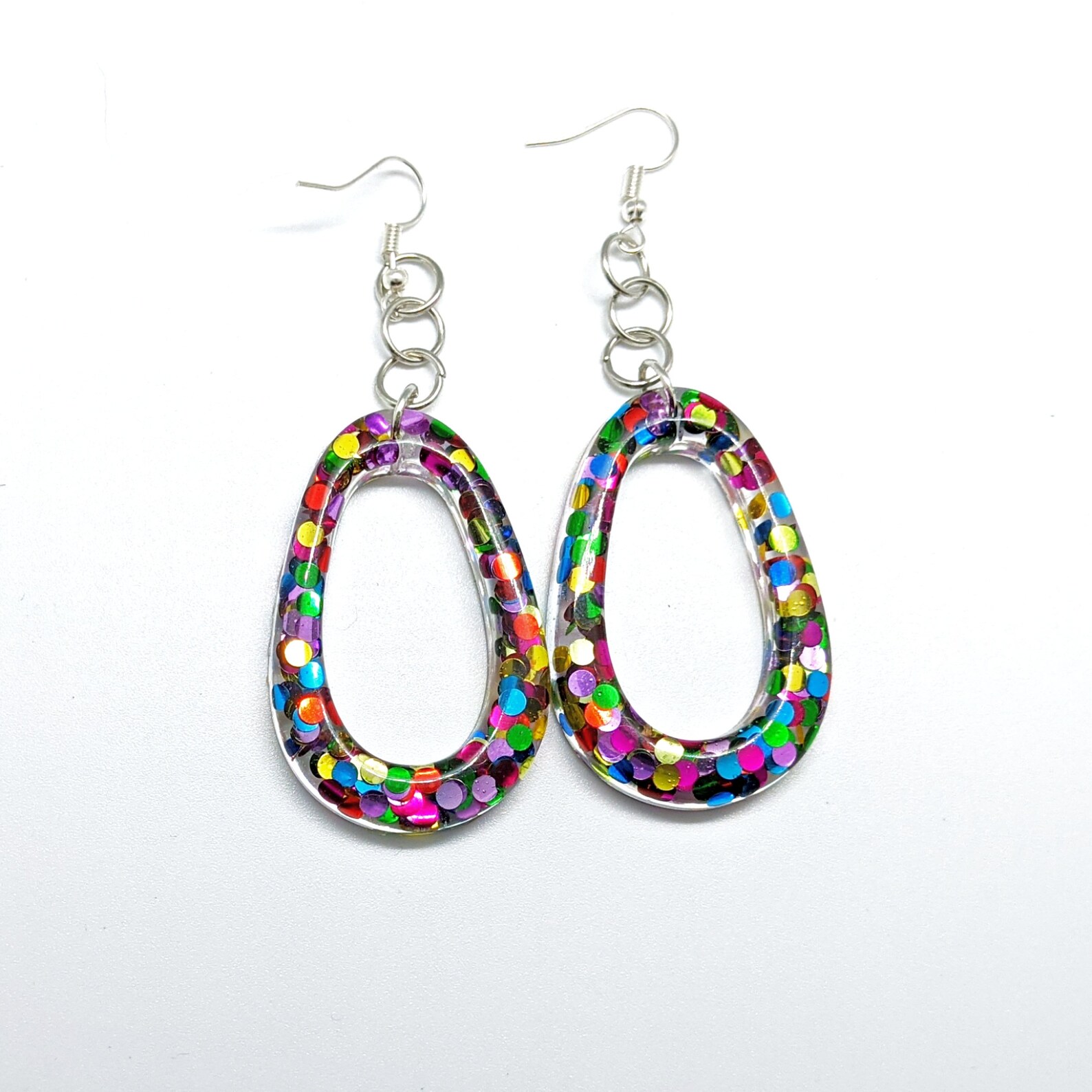 Buy Confetti Earrings Resin Earrings Allergy Free Earrings Gift Online