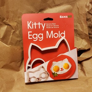 GAMAGO Silicone Egg Mold - KITTY FACE Shaped - Make breakfast fun again! PurrFECT!