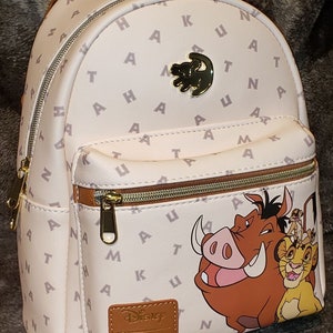 Loungefly Disney Hakuna Matata Lion King Mini Backpack LOOK at