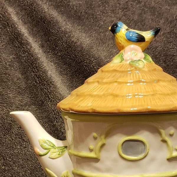 Teapot Bird House Etsy