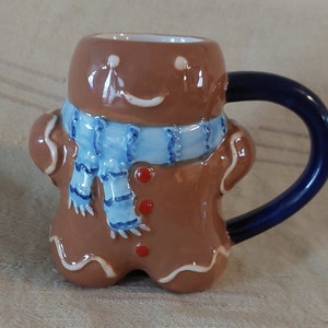 Gingerbread Man Mug Unfinished Wood Cut Out – The Color of Whimsy