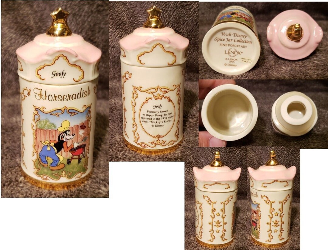 YOUR CHOICE Lenox Brand Disney Spice Jars Please Read Etsy