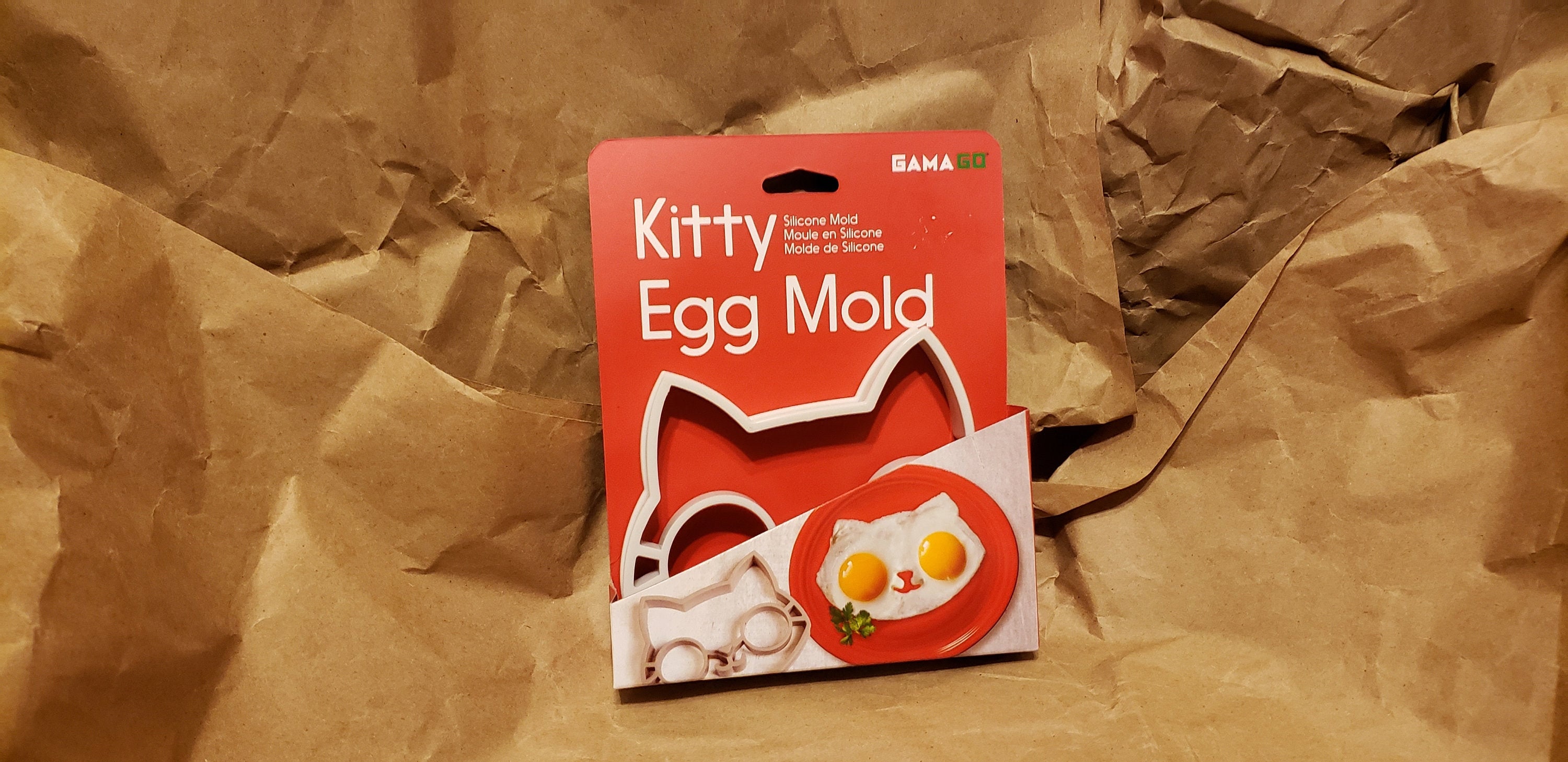 Kitty Silicone Breakfast Egg Mold - Cute Cat Shaped Egg Ring, Also