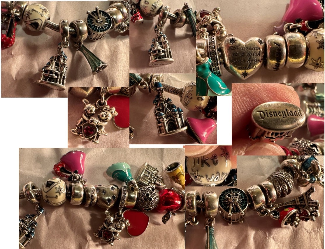 PANDORA S925 All (28) Disney Charms and Snake Chain 8 PANDORA S925 All (28) Disney Charms and Snake Chain 8