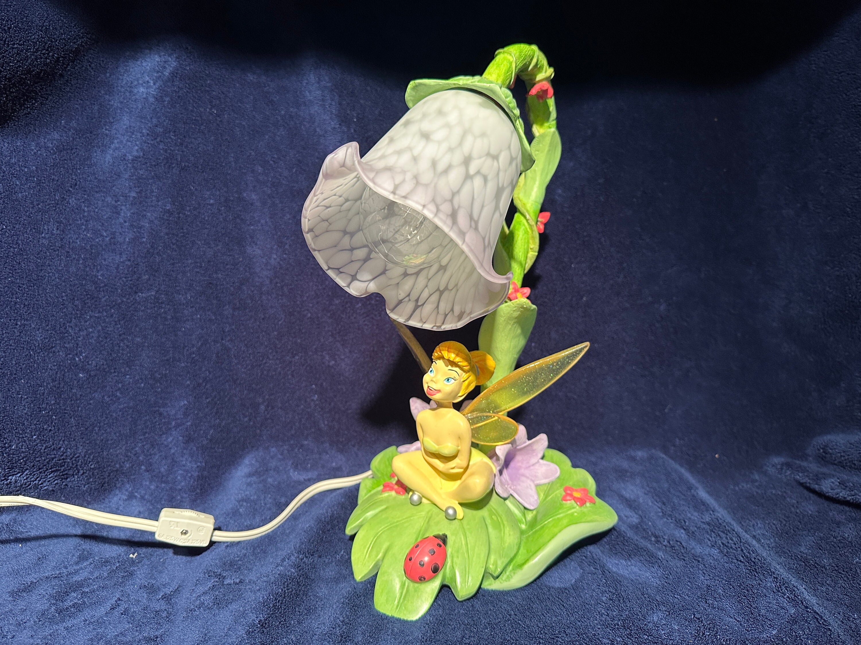 Hard to Find! 2004 Hampton Bay Tinkerbell Nightstand Table Lamp