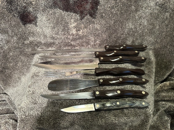 Cutco Knives 5 Piece Set vintage-used 