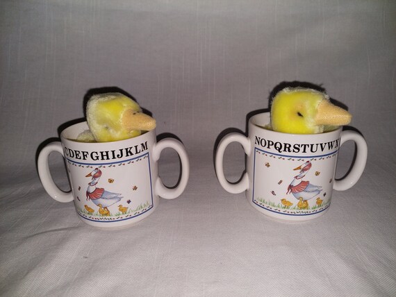 Set of 2: Once Upon A Time ABC Alphabet Double-handled Ceramic Mugs - Each  Comes With a Stuffed Bay Goose! in Original Boxes! Please Read! - Etsy