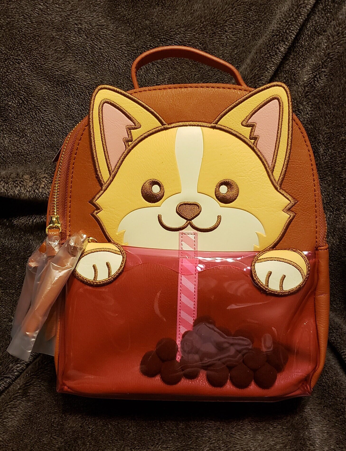 Corgi Boba Mini Backpack LOOK is This the CUTEST Thing You ve EVER