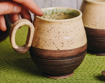 Handmade Ceramic Mug, Coffee Mug, Handmade Ceramics, Kitchen Decor, Ceramic, Tea Mug, Coffee Bar Decor, Coffee Lover Gift,  Made In Ukraine