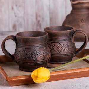 Petite tasse à café en céramique, tasse à café rustique, tasse en poterie faite main, tasse à expresso, cadeau pour amateur de café, décoration de ferme, idée cadeau meilleur ami