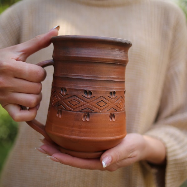 Beer Mug, Handmade Ceramic Mug, Large Coffee Mug, Tea Mug, Made In Ukraine, Handmade Pottery, Kitchen Decor, Ceramic Art, Best Friend Gift