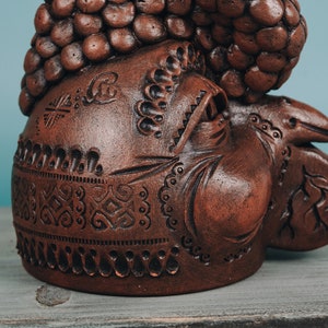 Handmade Ceramic Bell, Ceramic Bird, Decorative Sculpture, Home Decor, Pottery Figure, Housewarming Gift, Best Friend Birthday Gift Idea image 6