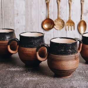 Ceramic Coffee Mug, Handmade Ceramic Cup, Tea Cup, Handmade Glazed Mug, Best Friend Gift Idea, Birthday Gift, Mom Gift, Housewarming Gift image 1