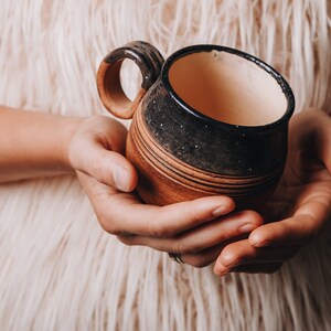 Ceramic Coffee Mug, Handmade Ceramic Cup, Tea Cup, Handmade Glazed Mug, Best Friend Gift Idea, Birthday Gift, Mom Gift, Housewarming Gift image 3