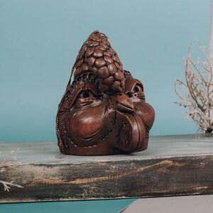Handmade Ceramic Bell, Ceramic Bird, Decorative Sculpture, Home Decor, Pottery Figure, Housewarming Gift, Best Friend Birthday Gift Idea image 2