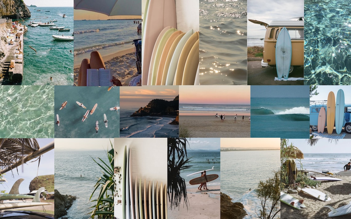 Ocean Aesthetic MacBook 13" Wallpaper, Ocean Aesthetic, Digital ...
