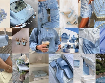 Blue Aesthetic MacBook 13" Wallpaper, Blue Aesthetic, Light Blue Aesthetic, Digital Download