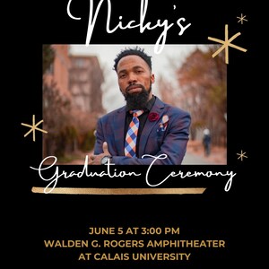 Customizable Graduation Invitation