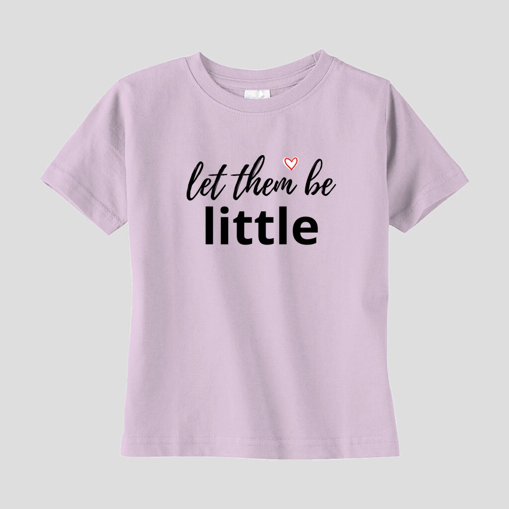 Let Them Be Little TShirt Cute toddler tShirt Girl Etsy