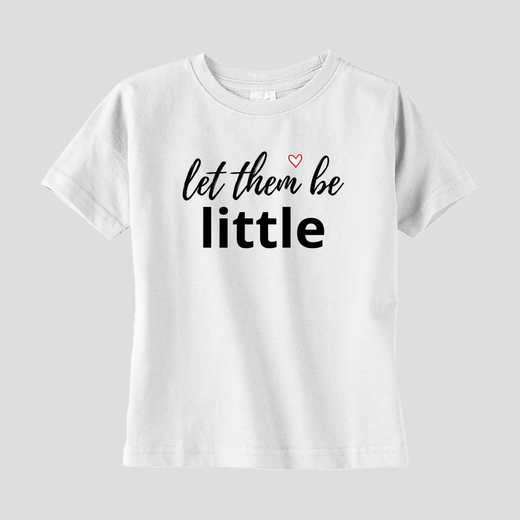 Let Them Be Little TShirt Cute toddler tShirt Girl Etsy