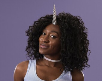 Unicorn Horn Headband / Unicorn Costume for Adults / Unicorn Headpiece / Pastel Goth Unicorn