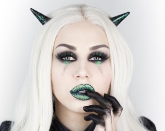 Devil Horns Headband / Demon Horns / Pastel Goth Horns