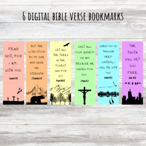 Digital Bible Verse Bookmark, Digital Prints, Digital Bookmark, Bible Bookmark, Bible Verse Bookmark