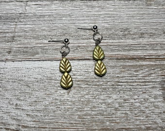 Leaf Earrings, Dangle Earrings