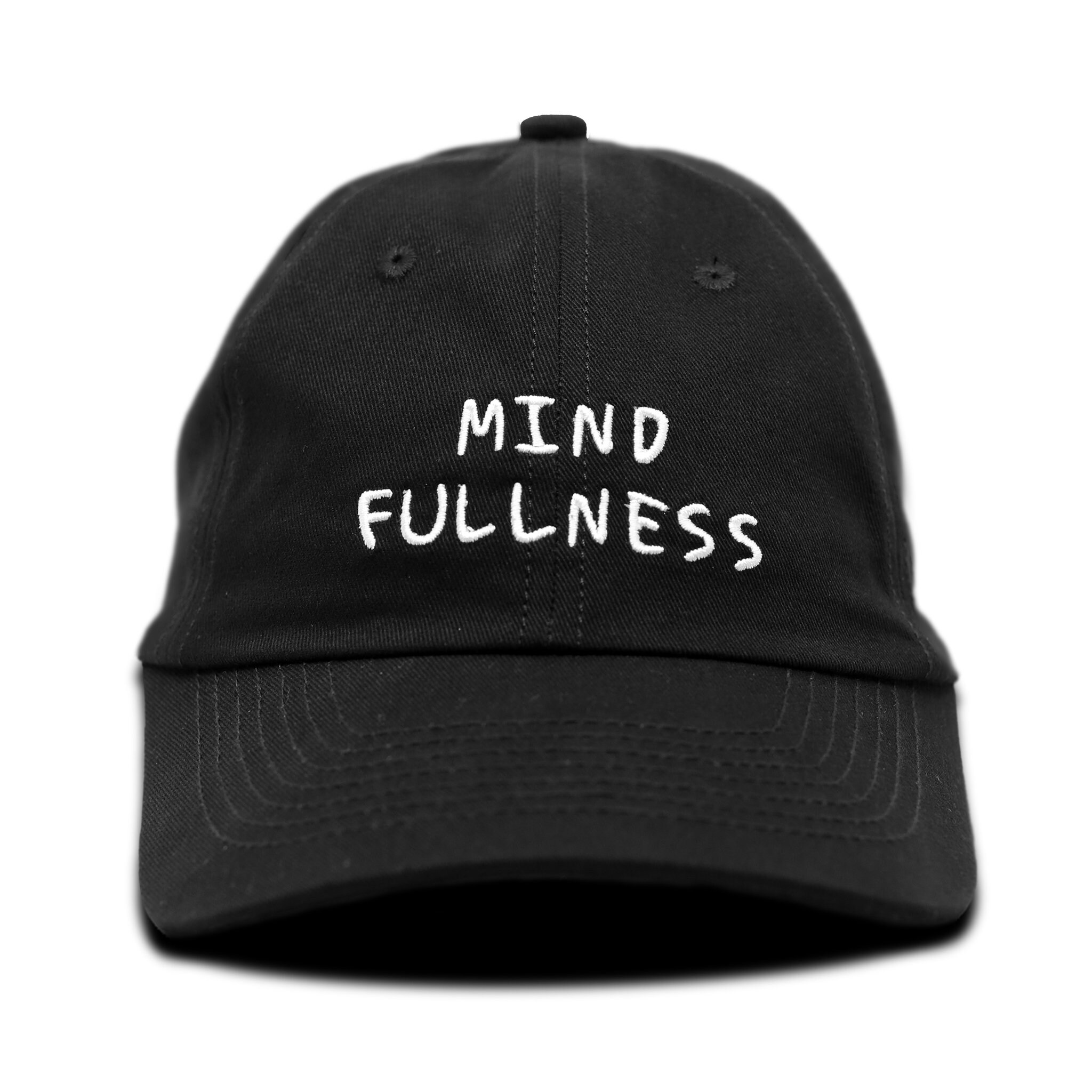 Mindfulness Hat Breathe on Rear Artwork 