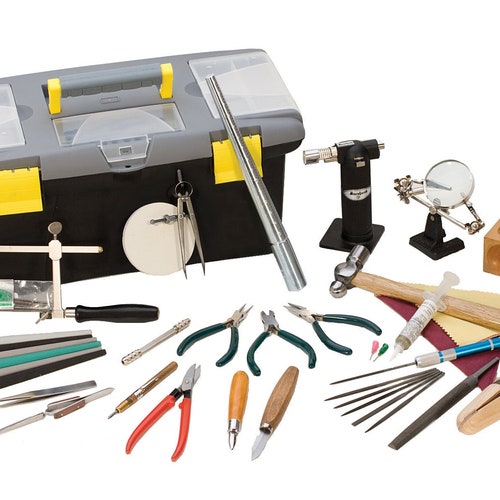 Jewelers Hand Tool Kit With Box Etsy