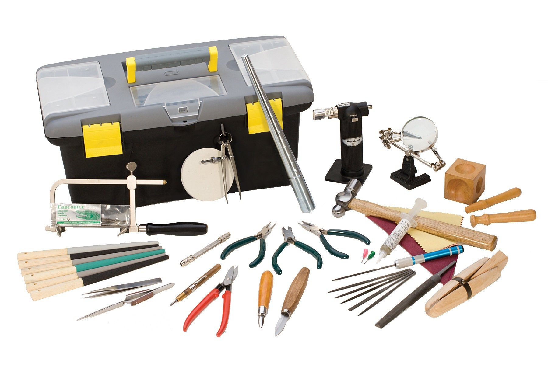 Jewelers Hand Tool Kit With Box 