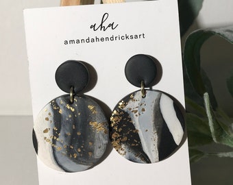 Black & Gold Dangle