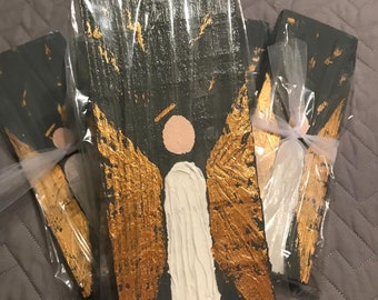 White Angel Painting on Wood