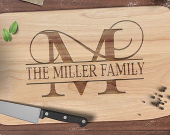 Personalized Monogram Cutting Boards, Gifts for Him, Custom Boards, Anniversary Gifts, Gifts for Husband, Gifts for Couple, Gifts for her