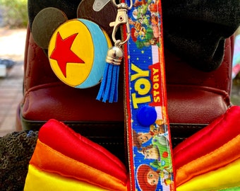 Toy Story Disney Ears Holder for Backpack W/ Pixar Charm Disney Ear Saver Minnie Mickey Ears Holder Holder Wristlet